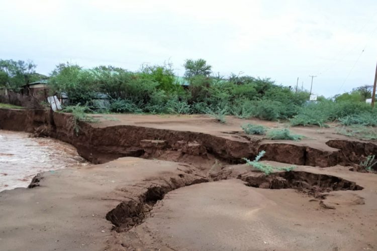 Zmenené koryto rieky